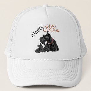 Gorra De Camionero Madre e hijos de Terrier Escocés