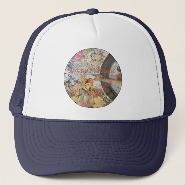 Gorra De Camionero Madre Gosa Nursery Rhyme Fairy Tale (Anverso)