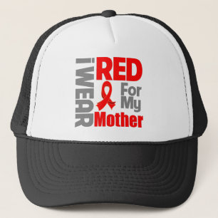 Gorra De Camionero Madre - llevo la cinta roja