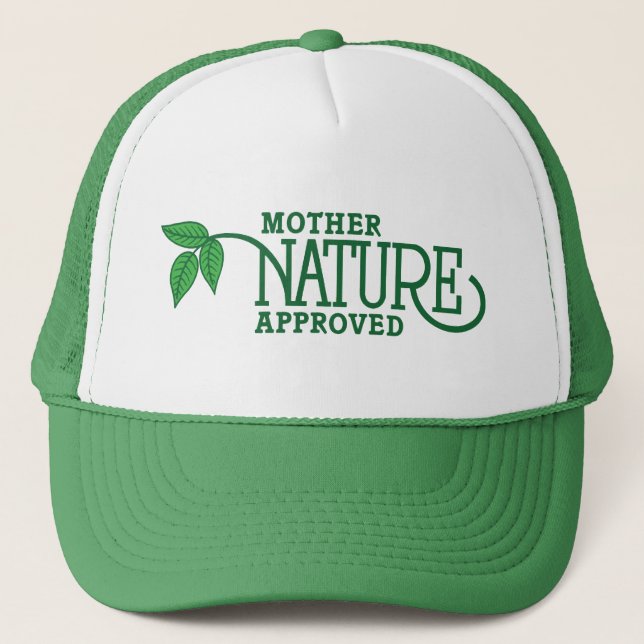 Gorra De Camionero Madre naturaleza aprobada (Anverso)
