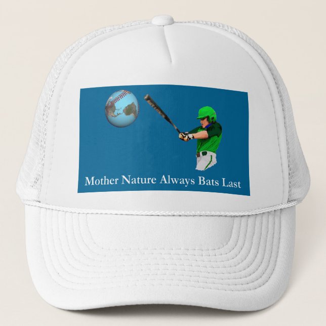 Gorra De Camionero Madre Naturaleza siempre bate al último (Anverso)