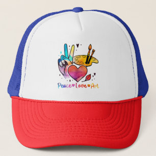 Gorra De Camionero Maestra De Arte Paz Amaba El Arte Por Artistas Y P