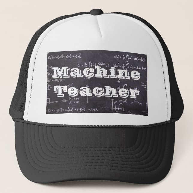 Gorra De Camionero Maestra de Máquina (Anverso)