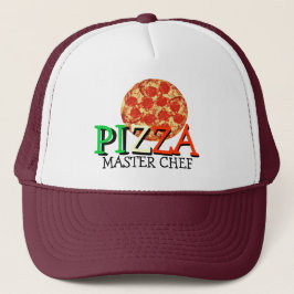 Gorra De Camionero Maestro cocinero de la pizza