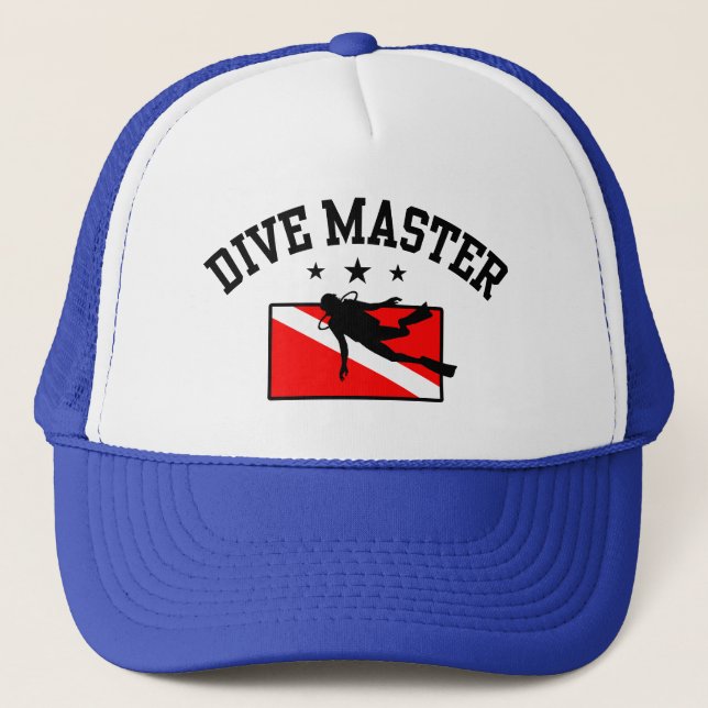 Gorra De Camionero Maestro de buceo (Anverso)