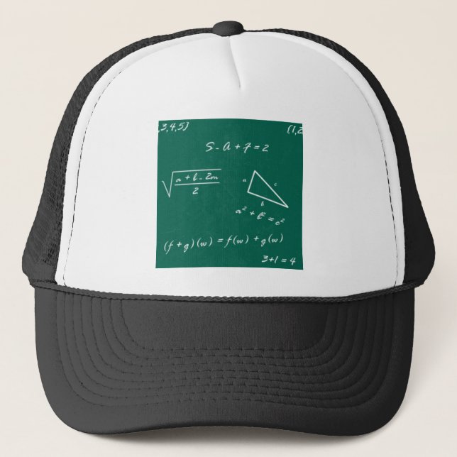 Gorra De Camionero maestro de matemáticas algebra geek (Anverso)