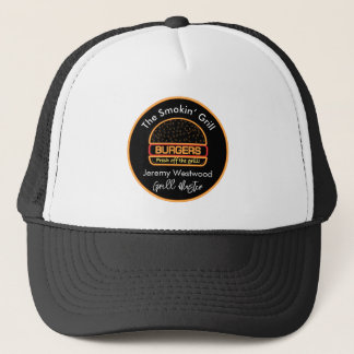 Gorra De Camionero Maestro de Parrilla de Jardín Hamburguesas Béisbol