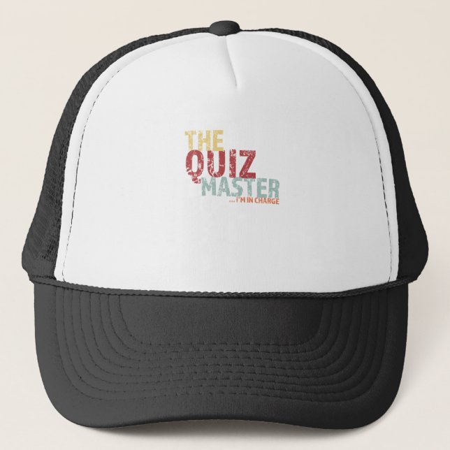 Gorra De Camionero Maestro de preguntas (Anverso)
