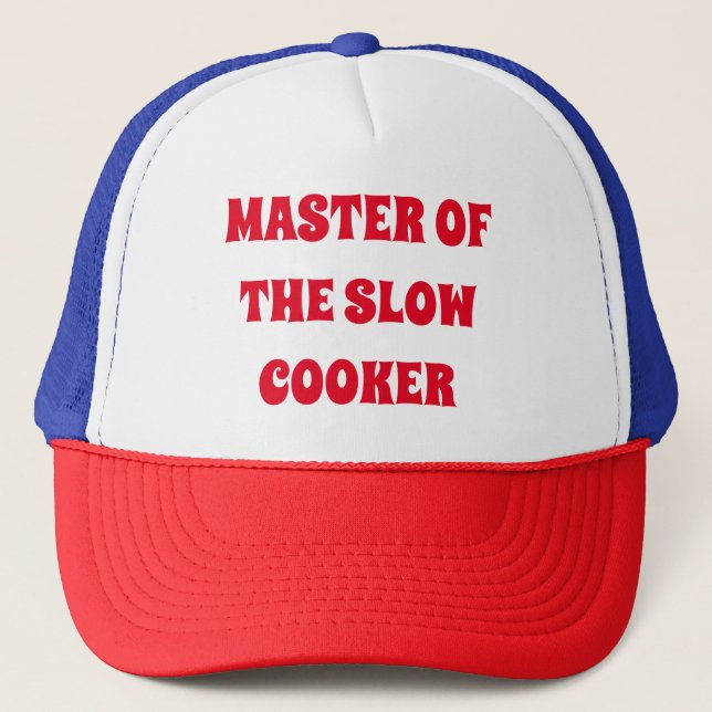 GORRA DE CAMIONERO MAESTRO DEL COOKER LENTO (Anverso)