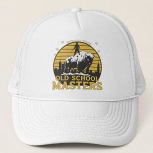 Gorra De Camionero Maestros de la Vieja Escuela Gráfico Toro Retro
