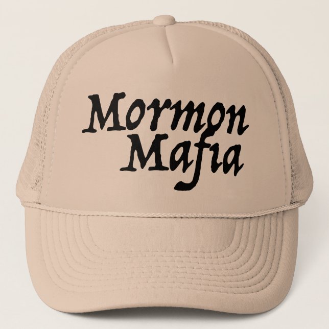 Gorra De Camionero Mafia mormona (Anverso)