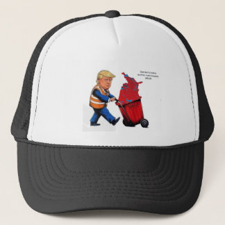 Gorra De Camionero MAGA de basura de un hombre