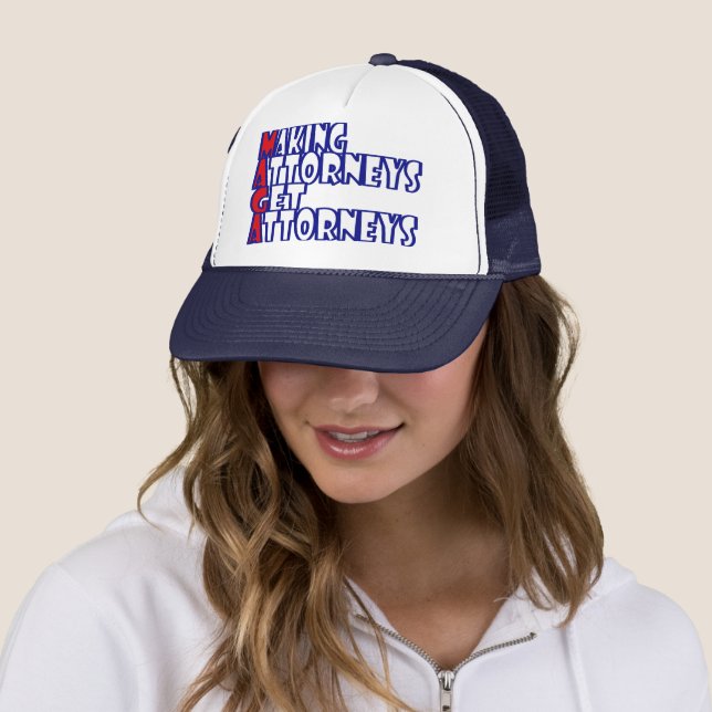 Gorra De Camionero MAGA: Haciendo que los abogados consigan abogados  (In situ)