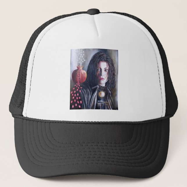 GORRA DE CAMIONERO MAGDALEN Y POMEGRANATO (Anverso)