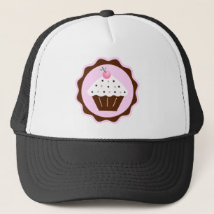 GORRA DE CAMIONERO MAGDALENA BROWN Y ROSA