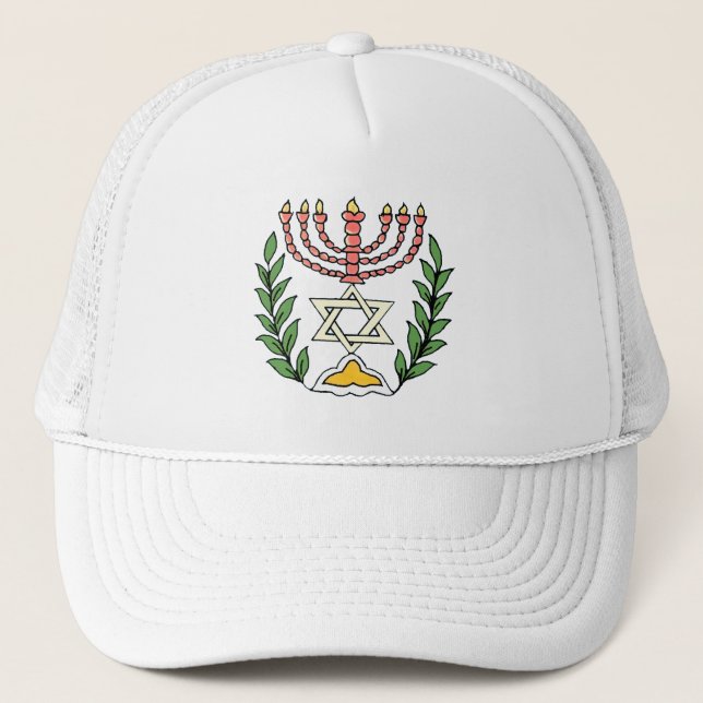 Gorra De Camionero Magen persa David Menorah (Anverso)