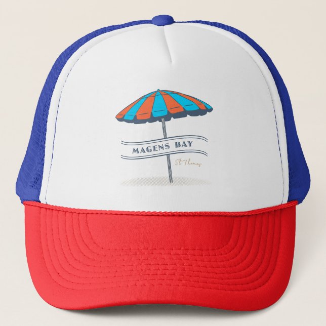 Gorra De Camionero Magens Bay St Thomas USVI Caribbean Beach Time (Anverso)
