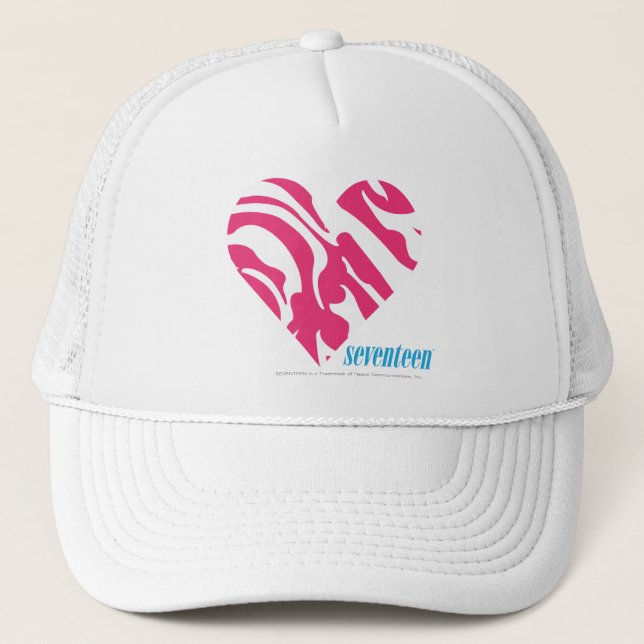 Gorra De Camionero Magenta 2 de la cebra (Anverso)