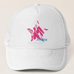Gorra De Camionero Magenta 4 de la cebra