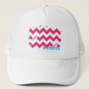 Gorra De Camionero Magenta 4 del zigzag