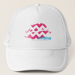 Gorra De Camionero Magenta del zigzag