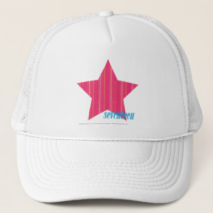 Gorra De Camionero Magenta fina 3 de las rayas