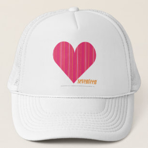 Gorra De Camionero Magenta fina 4 de las rayas