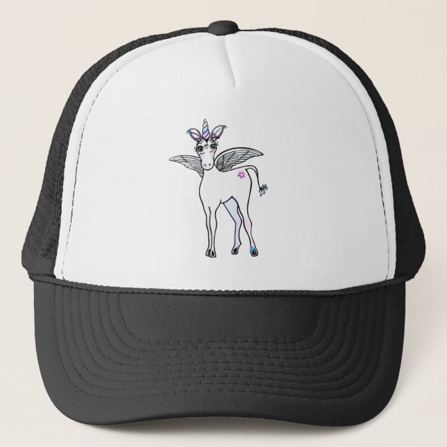 Gorra De Camionero Magia de Unicorn (Anverso)