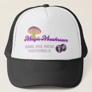 Gorra De Camionero Magic Mushroom Music Store La Mirada Vintage