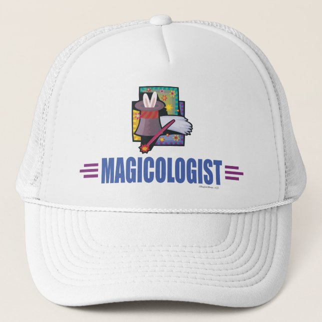 Gorra De Camionero Magiciano humorístico (Anverso)