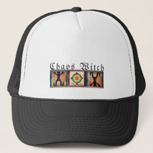 Gorra De Camionero Mágico caos Bruja Zodiac Sun Caveman Poppet
