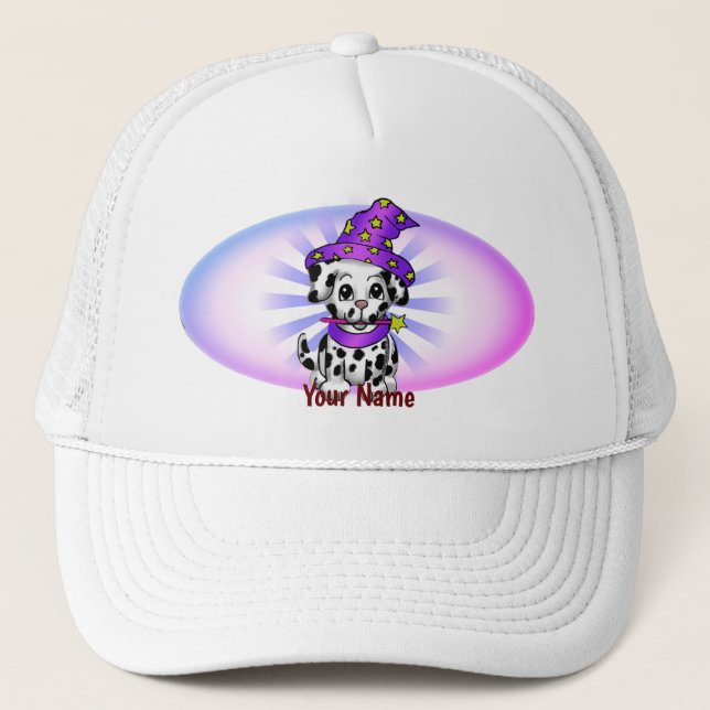 Gorra De Camionero Mago de hadas de perro (Anverso)