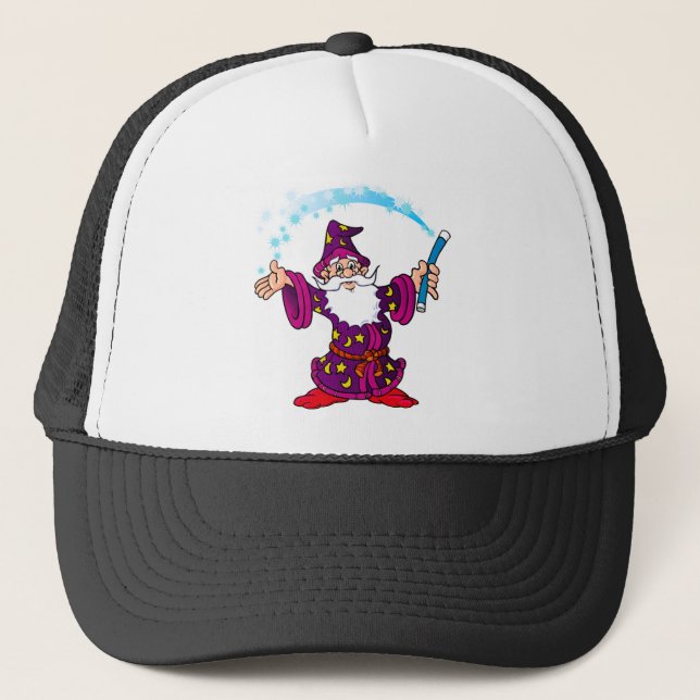 Gorra De Camionero Mago del dibujo animado (Anverso)