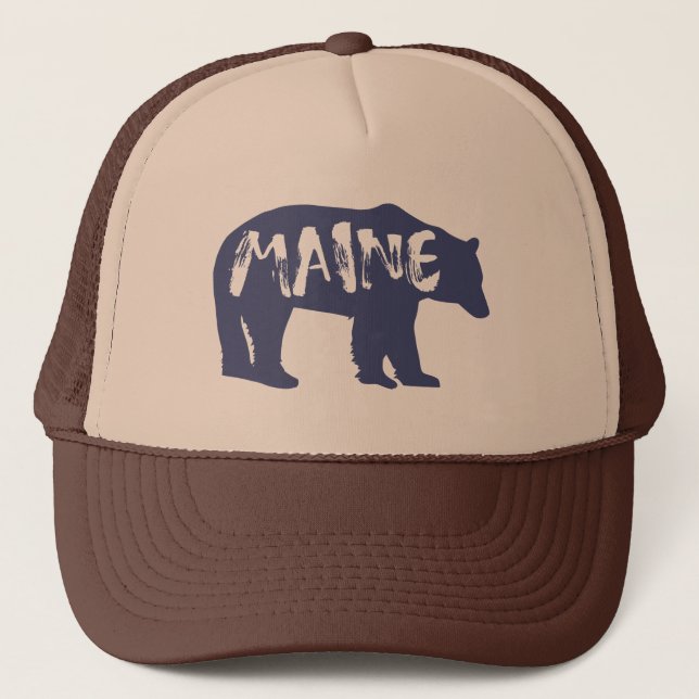 Gorra De Camionero Maine Bear (Anverso)