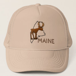 Gorra De Camionero Maine y Moose