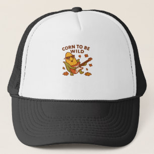 Gorra De Camionero Maíz para ser salvaje � Rockin� Otoño Mazorca de m