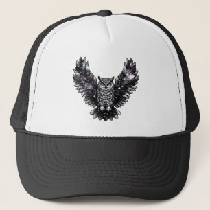 Gorra De Camionero Majestad de búho cósmico