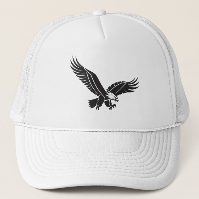 Gorra De Camionero Majestic Eagle Snapback Trucker (Anverso)