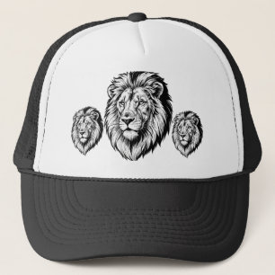 Gorra De Camionero Majestic Lion Head