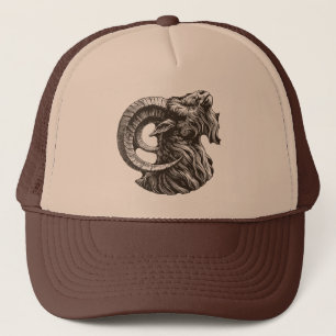Gorra De Camionero Majestic Ram - Fierce y Noble