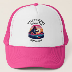 Gorra De Camionero Majestuoso Emblema del Parque Nacional Yellowstone