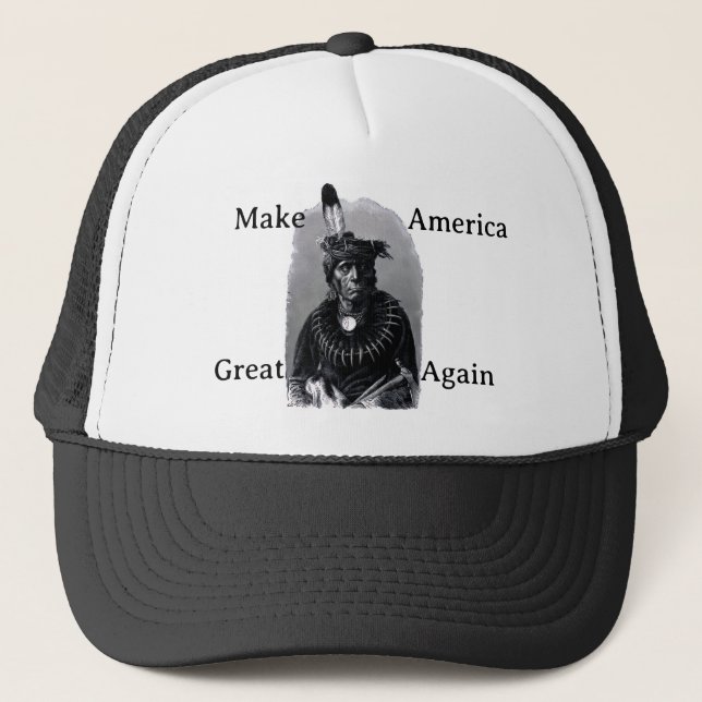 Gorra De Camionero Make America Great Again Trucker Hat (Anverso)