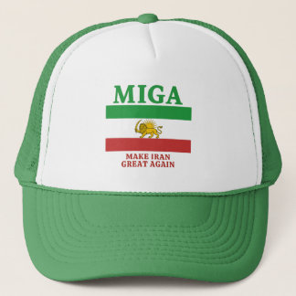 Gorra De Camionero Make Iran Great Again' (MIGA) hat