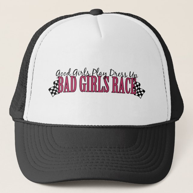 Gorra De Camionero Mala raza de los chicas (Anverso)