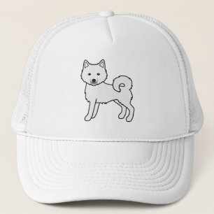 Gorra De Camionero Malamute de Alaska blanco perro de dibujos animado