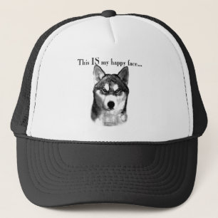 Gorra De Camionero Malamute Happy Face