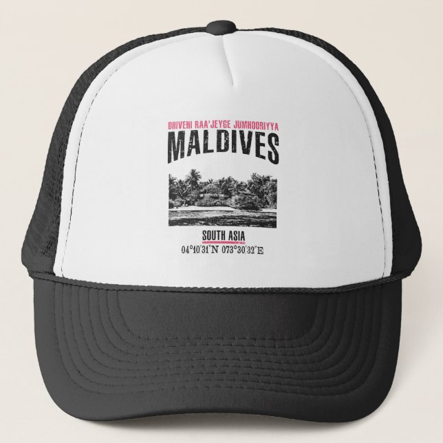 Gorra De Camionero Maldivas (Anverso)