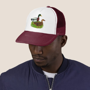 Gorra De Camionero Mallard Drake y Duck