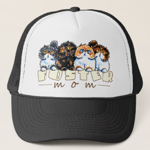 Gorra De Camionero Mamá adoptiva del gato