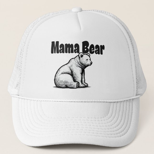 Gorra De Camionero Mama Bear (Anverso)